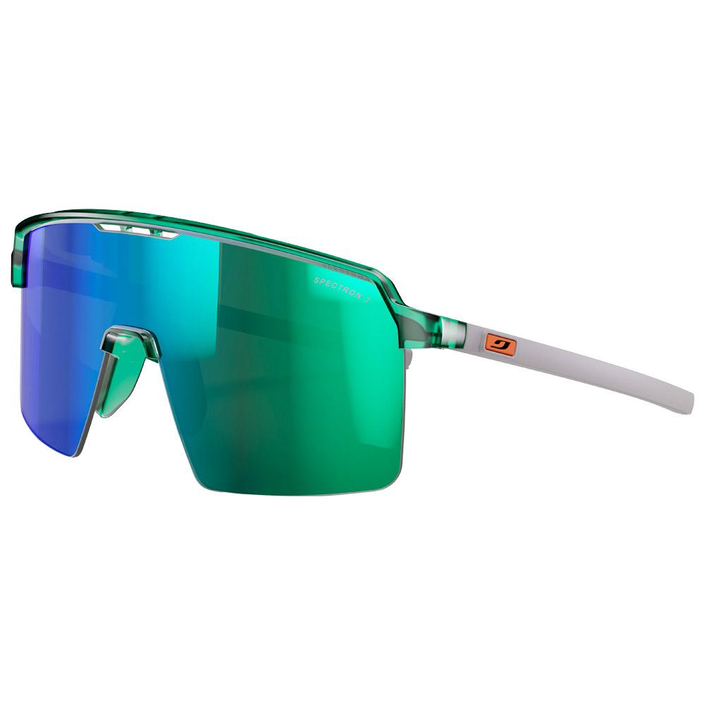 Julbo - Intensity Junior Translucide Brillant Vert Gris Clair Mat Spectron 3 - Sunglasses