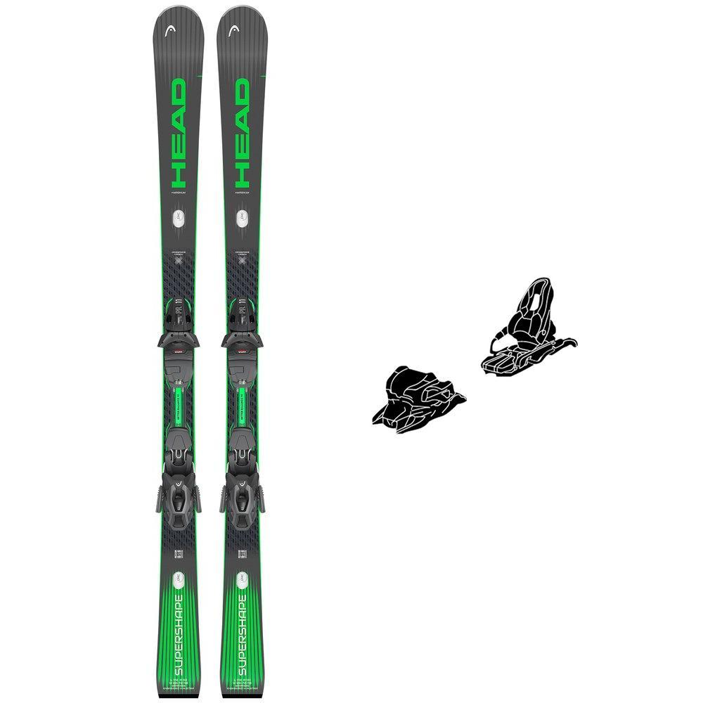 Head - Pack Ski Supershape E-Magnum - 163 + Protector Evo Pr 11 Gw [P-85] Matt Black - Ski