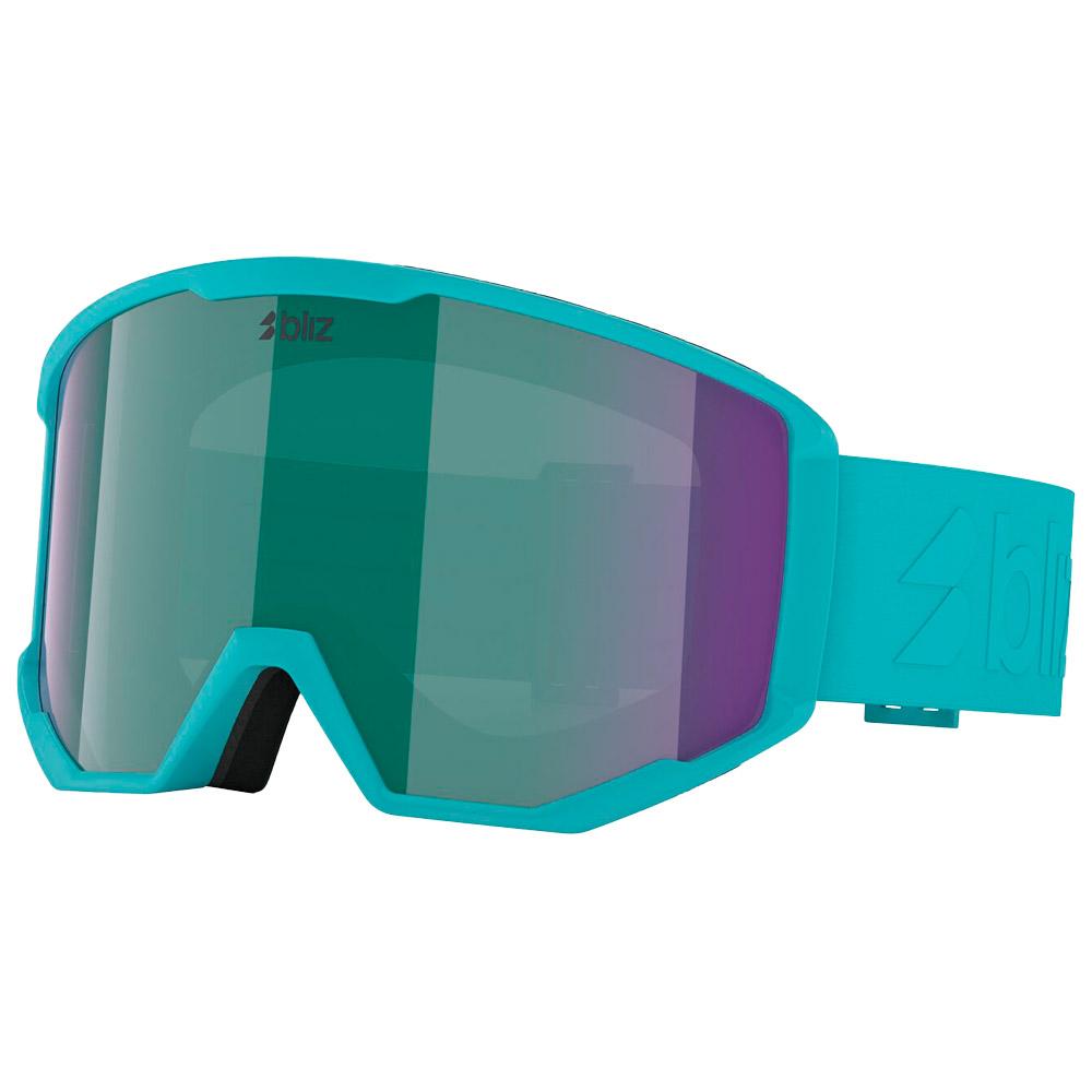 Bliz - Spark Matte Turquoise Brown Green Multi - Skibrille - Grün - Glisshop.de