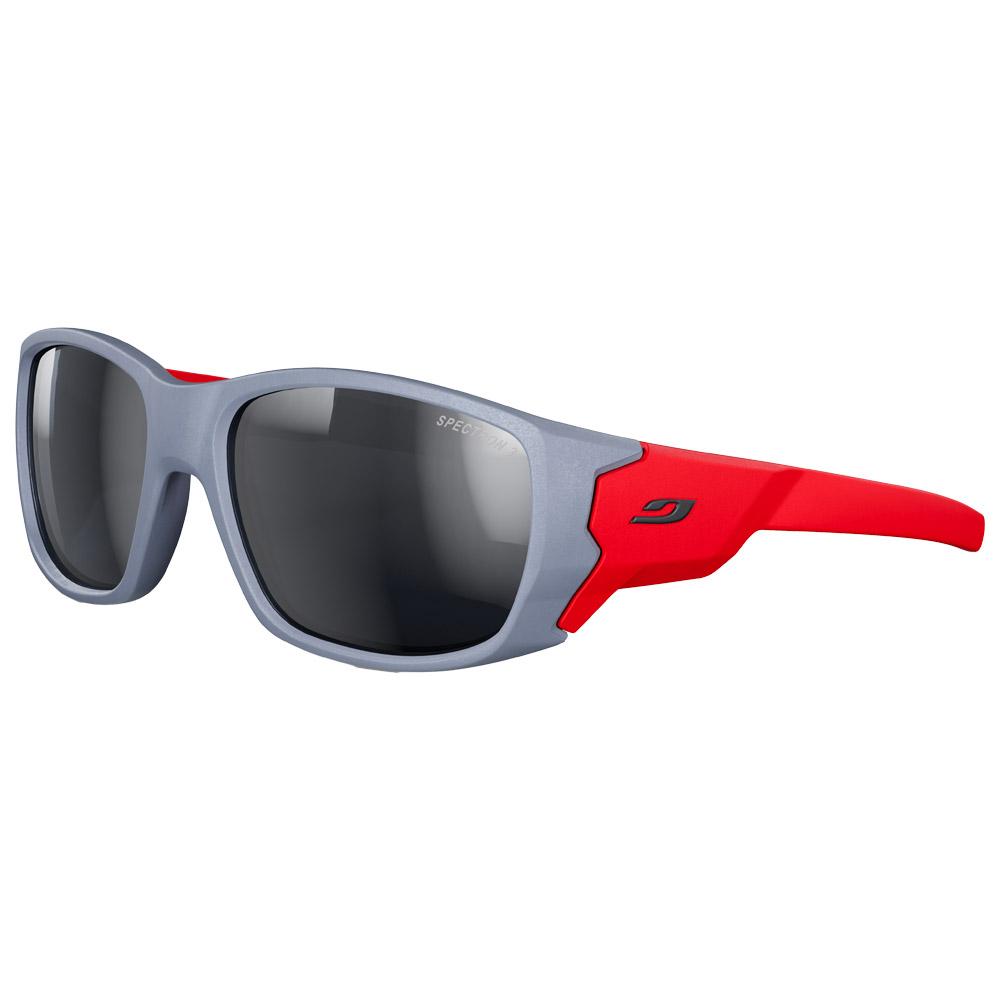 Julbo - Stronger Mat Gris Foncé Rouge Spectron 4 - Sonnenbrille - Rot - Glisshop.de