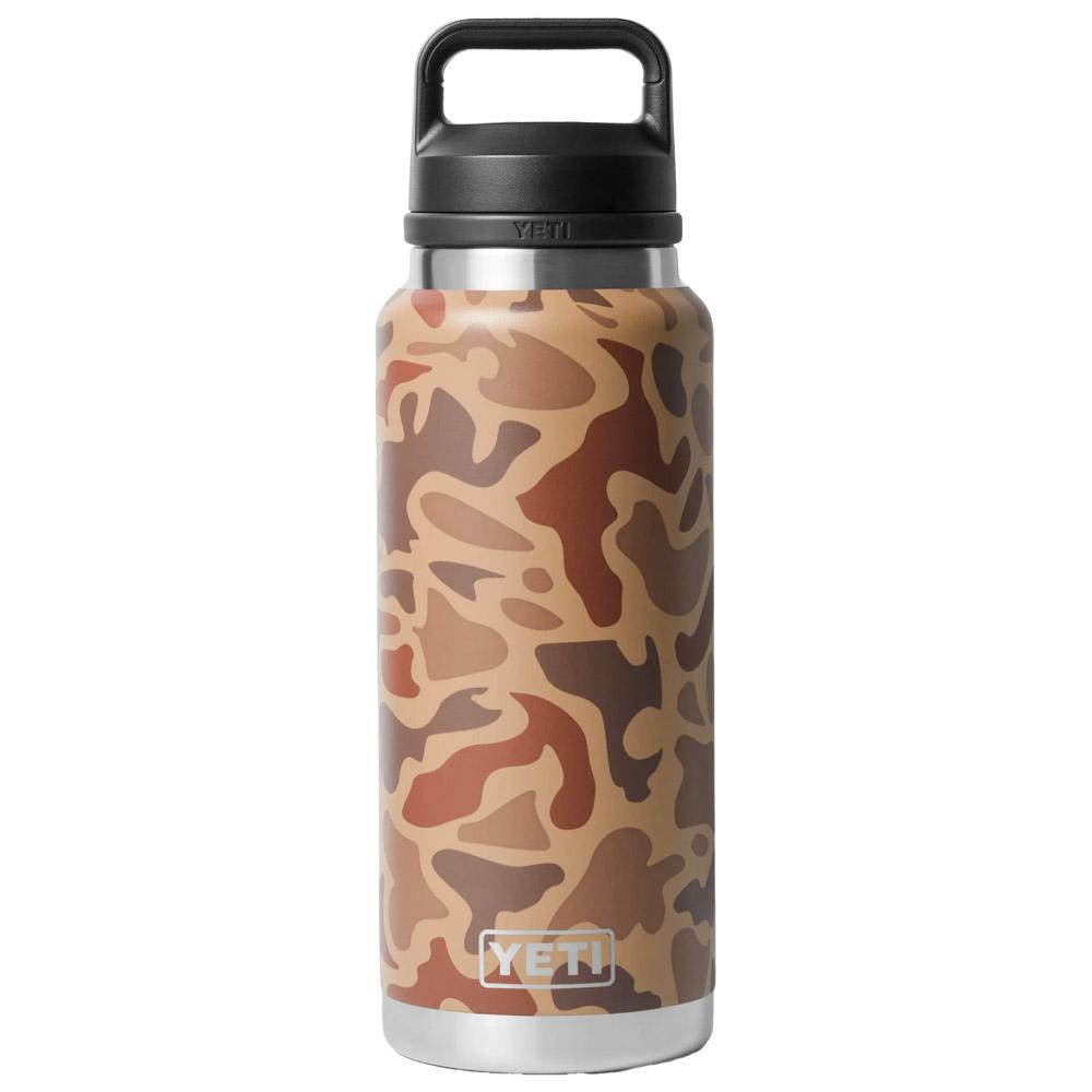 Yeti - Rambler 36 Oz 1.1L Wetlands Camo - Trinkflasche - Braun - Glisshop.de