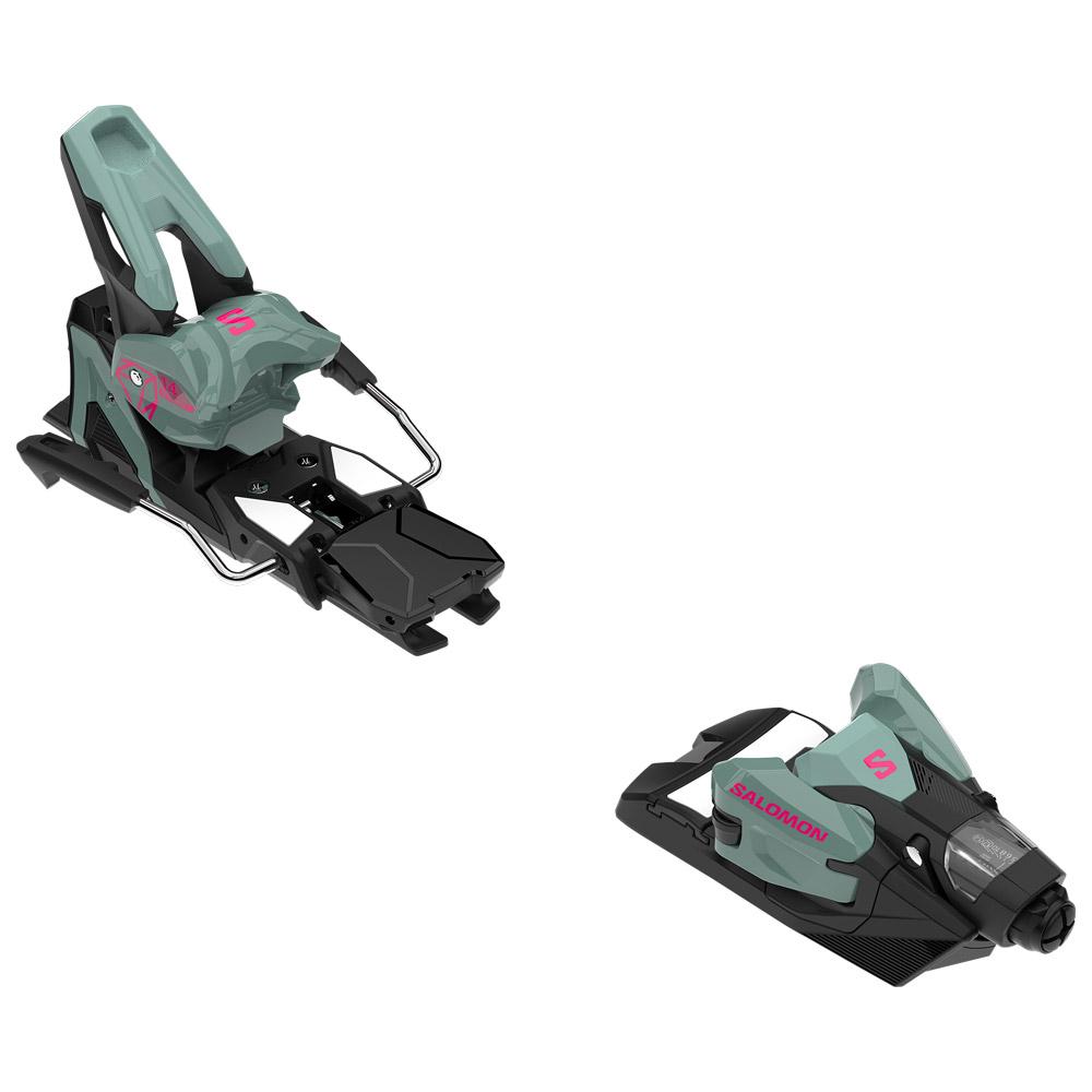 Salomon - Strive 14 Gw Iceberg Green Black Sachet Pink D90 - Skibindung - Schwarz - Glisshop.de