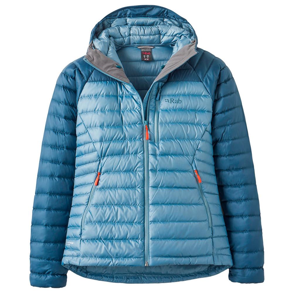 RAB - Microlight Alpine Jacket W Orion Blue Citadel - 10 - Daunenjacke - Größe 10 - Blau - Damen - Glisshop.de