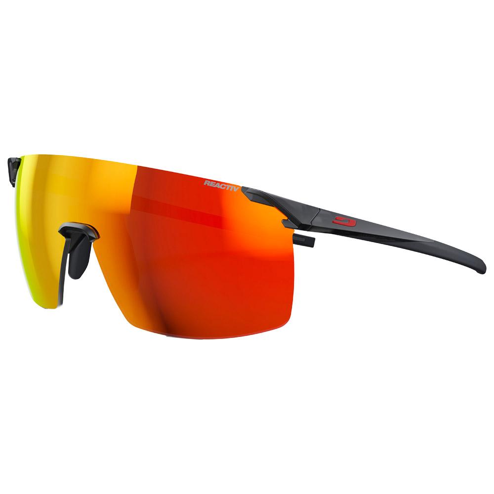 Julbo - Faster M Translucide Mat Noir Reactiv 1-3 Light Amplifier - Sunglasses