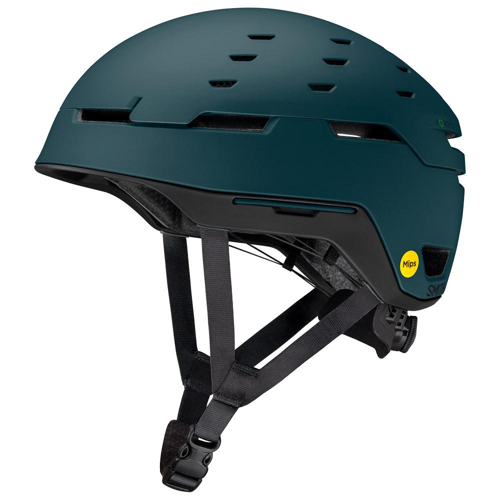 SMITH スミス SUMMIT Mips サミット MATTE PACIFIC Smith Helmet Summit Mips Matte Pacific Black - Winter 2025 | Glisshop