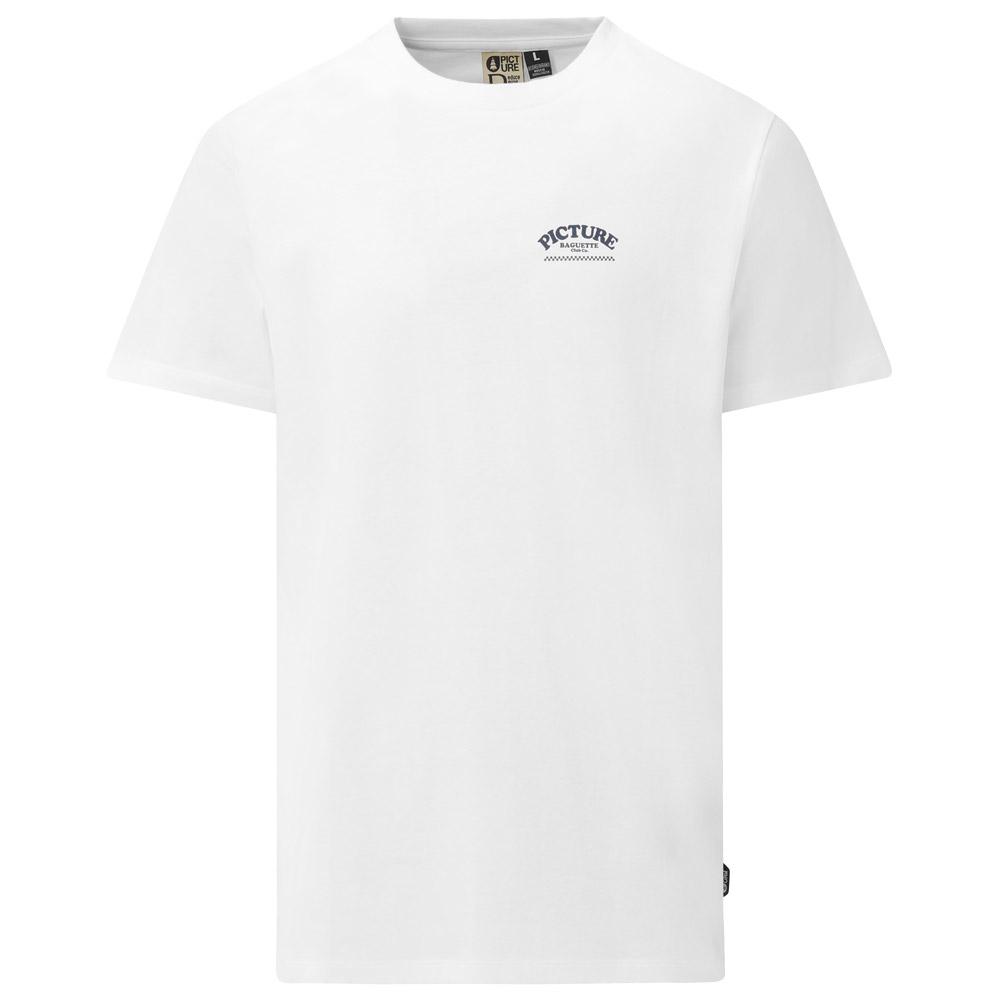 Picture - Baguette Club White - L - Tee-Shirt