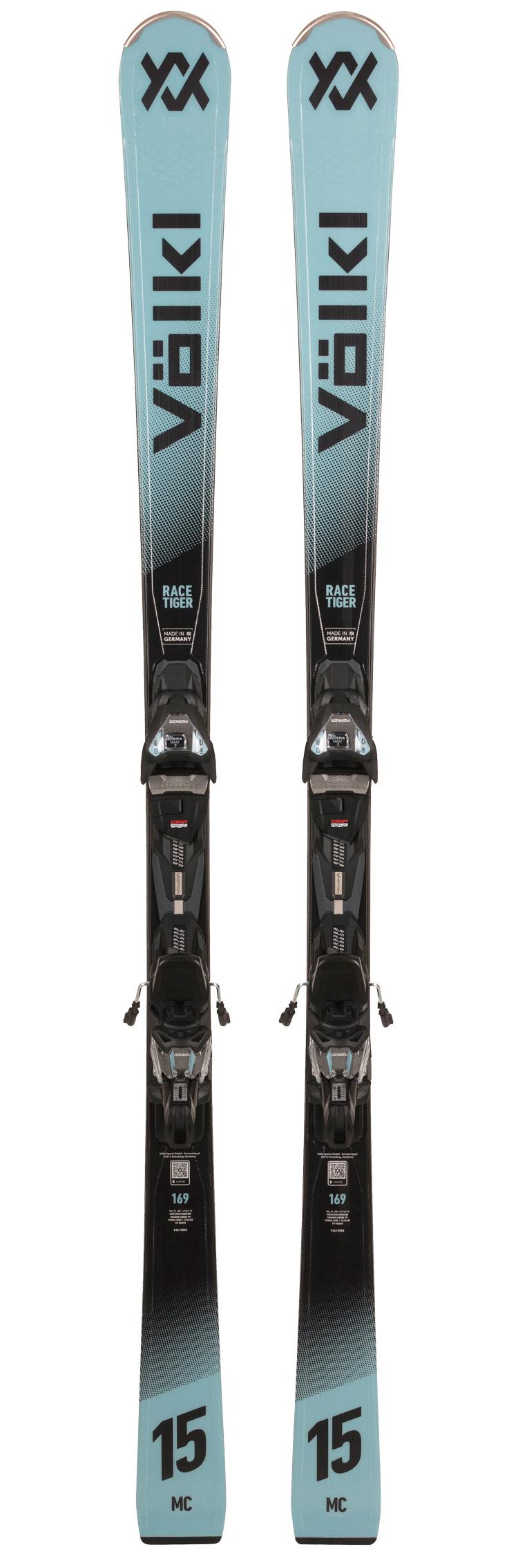 Volkl - Pack Ski Racetiger Mc Blue Vmotion - 155 + Vmotion 11 Gw 80mm Black - Ski