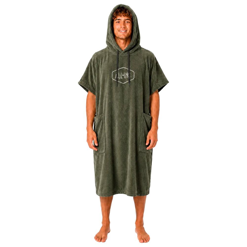 All-In - Classic Ponchos Flash Line Kaki - Badeponcho