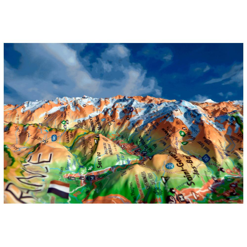 3DMAP Raised relief Map Le Massif Du Mont Blanc Winter 2023 Glisshop 3dmap-raised-relief-map-le-massif-du-mont-blanc-winter-2023-glisshop