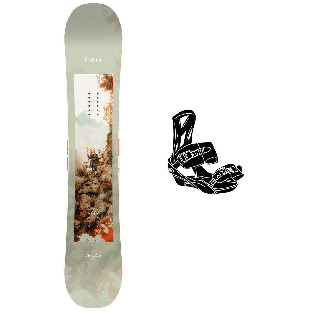 Capita - Snowboard-Set Paradise + Bdg - Snowboard