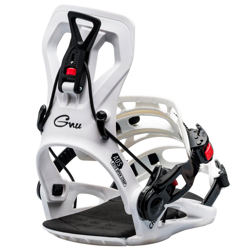 Gnu - Cheeter White - M - Snowboard binding