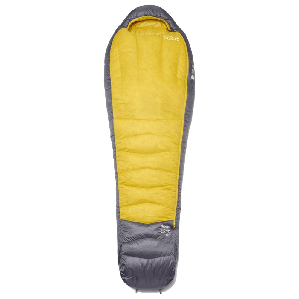 RAB - Neutrino -12C / 10F Graphene Dark Pollen - Regular Left Zip - Schlafsack