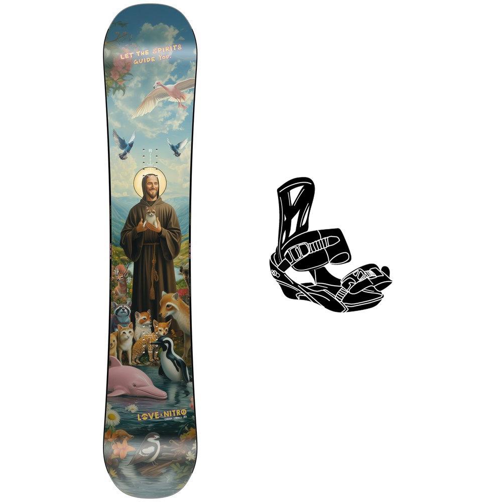 Nitro - Snowboard set Cheap Thrills X Love + bindings - Snowboard