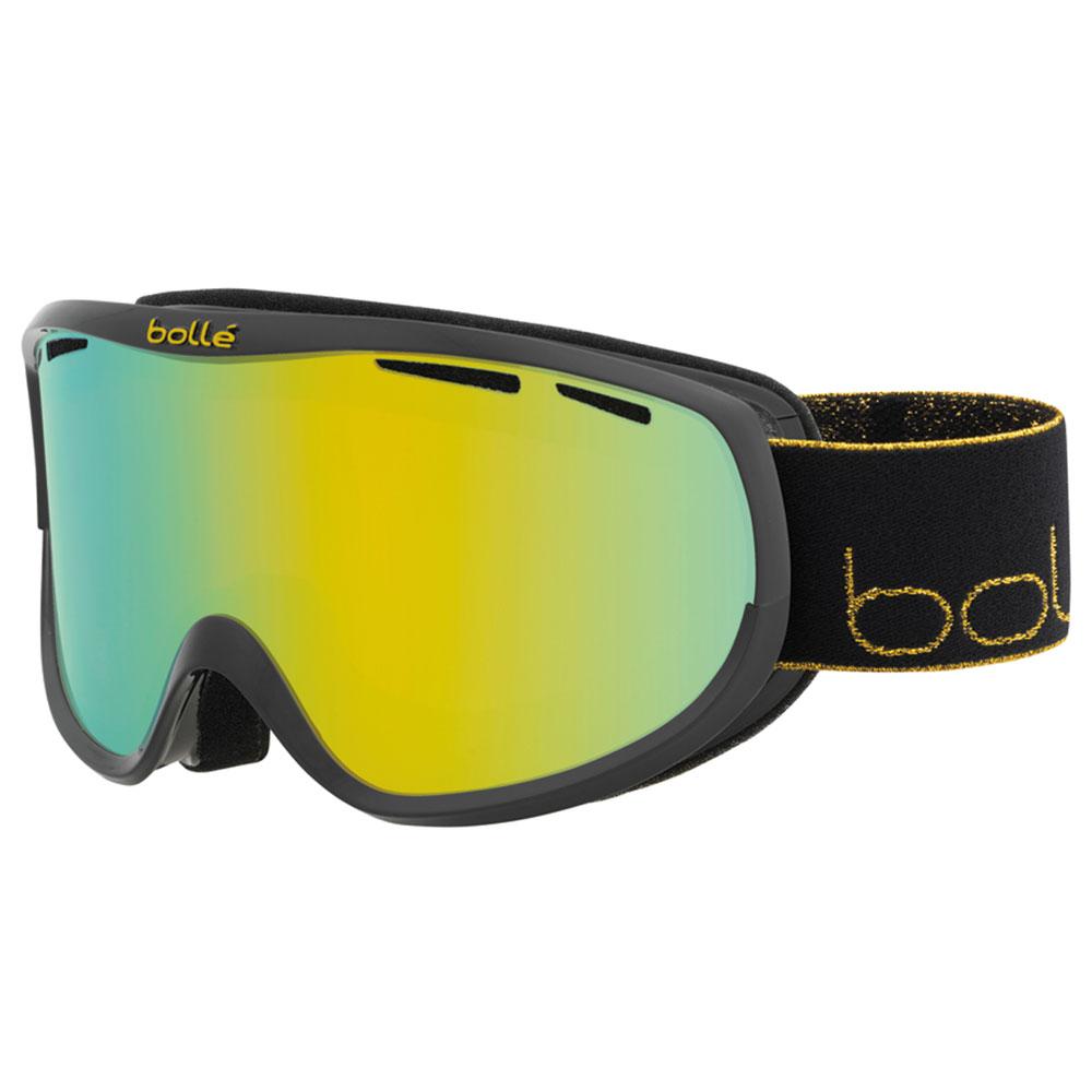 Bollé - Sierra Black Gold Shiny Sunshine - Skibrille - Schwarz - Glisshop.de