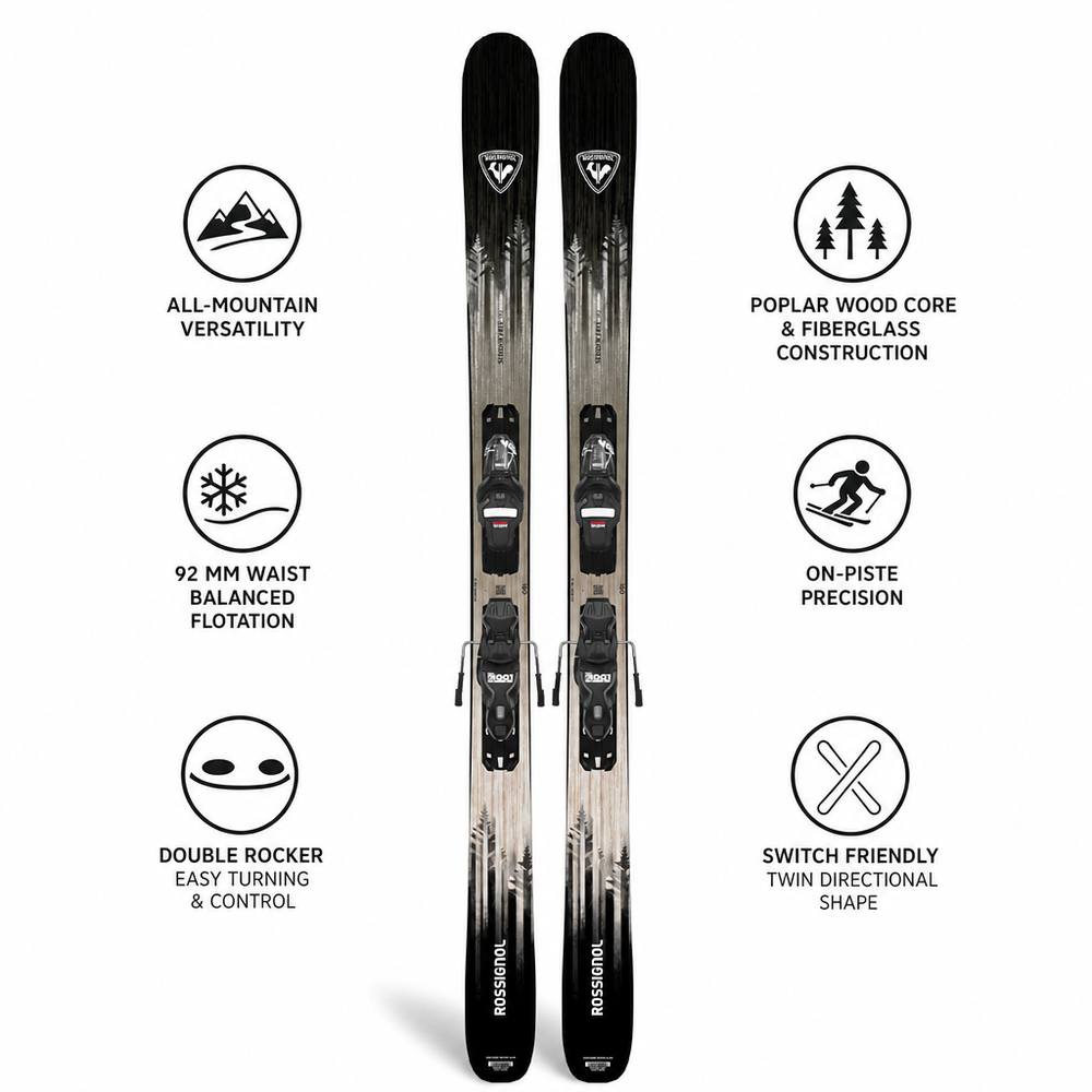 Salomon Alpine ski set E Shortmax + bindings - Winter 2027 | Glisshop