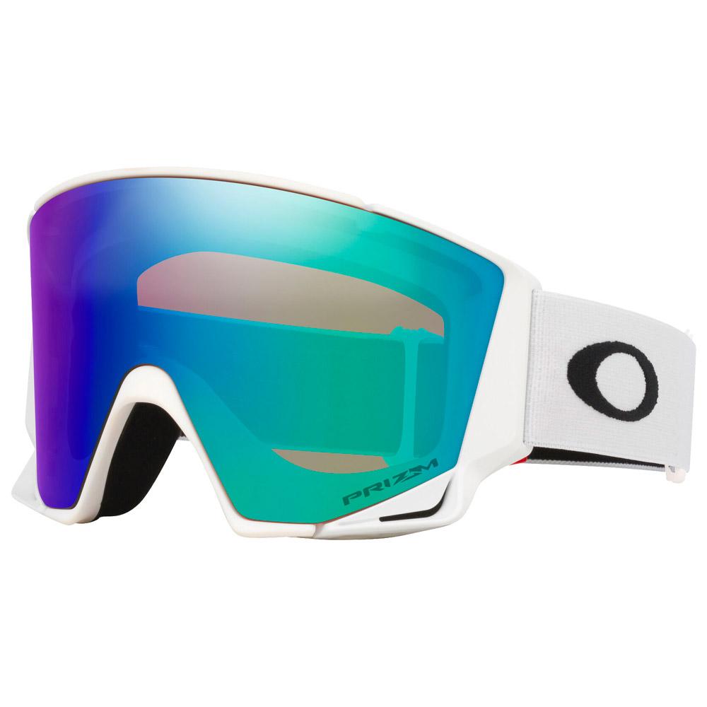Oakley - Flow Scape L Matte White Prizm Argon Iridium + Prizm Iced Iridium - Skibrille