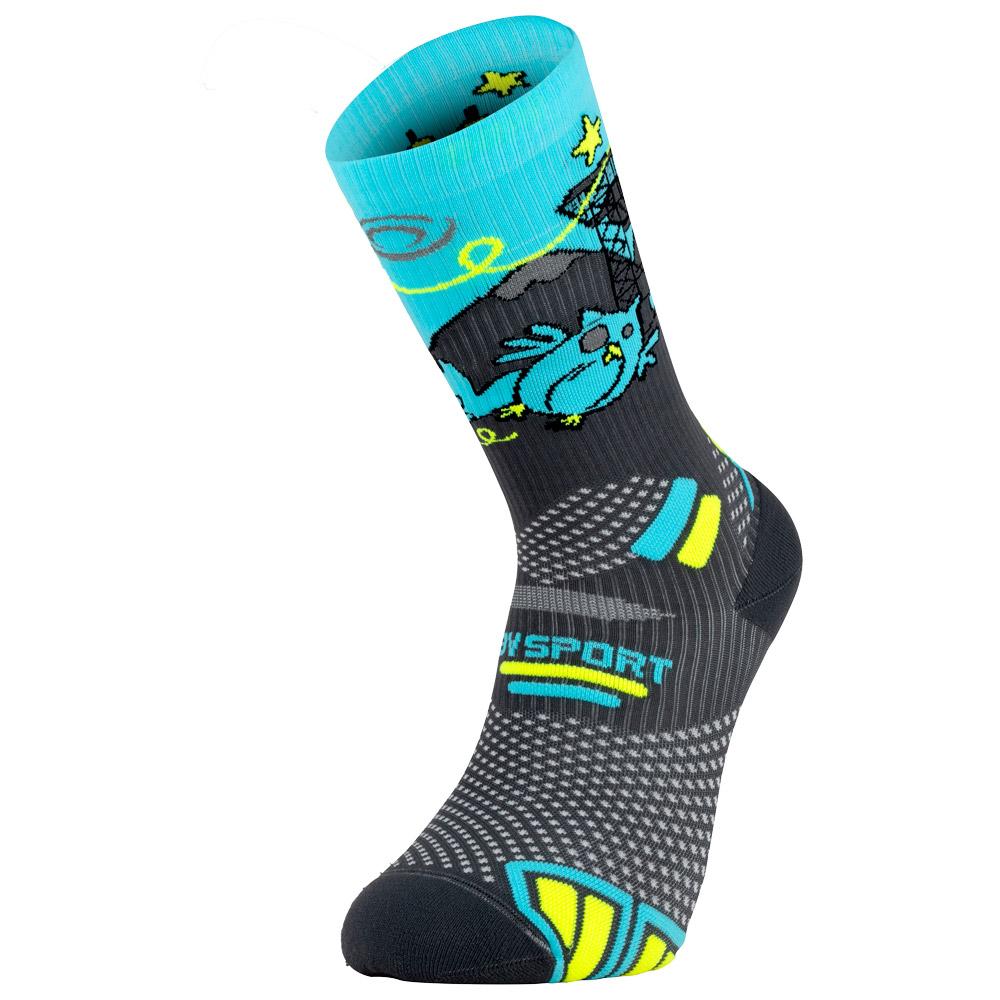 Bv Sport - Trail Socks Ultra High Collector Des Bosses Et Des Bulles Night Fever - 45-47 - Socks