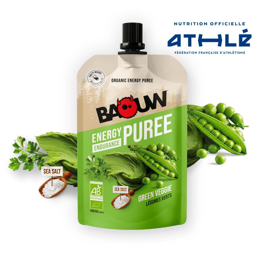 Baouw - Compotes Energétiques Bio 90g Légumes verts - Brei/Püree