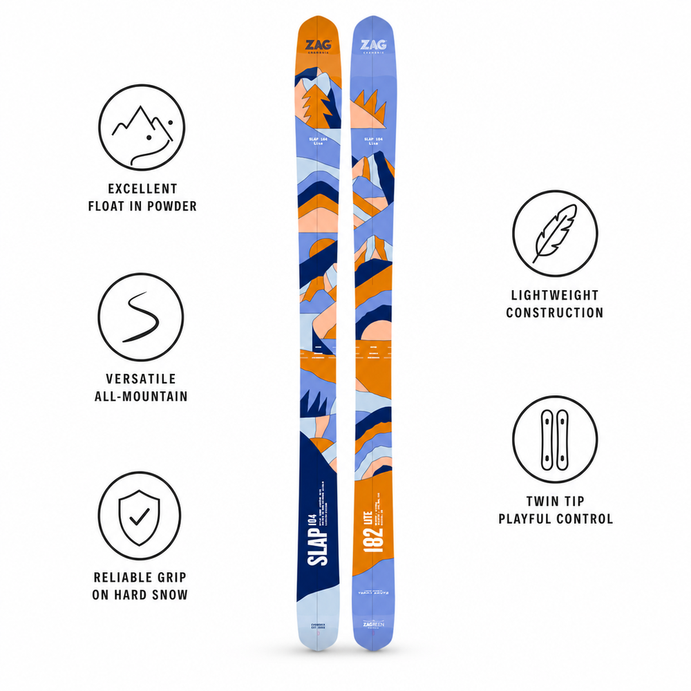 Zag Touring skis Slap 104 Lite - Winter 2026 | Glisshop