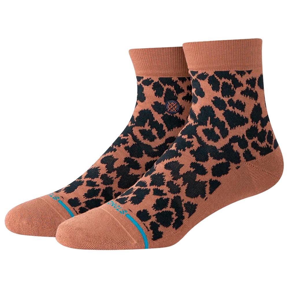 Stance - Mid Sock Love Leopard Brown - M - Socks