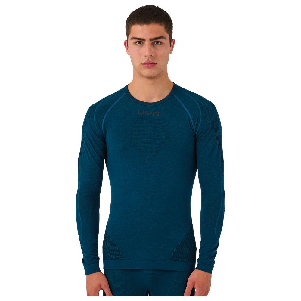 Uyn - Evolutyon Biotech UW Shirt LS Blue Poseidon - S-M - Funktionsunterwäsche