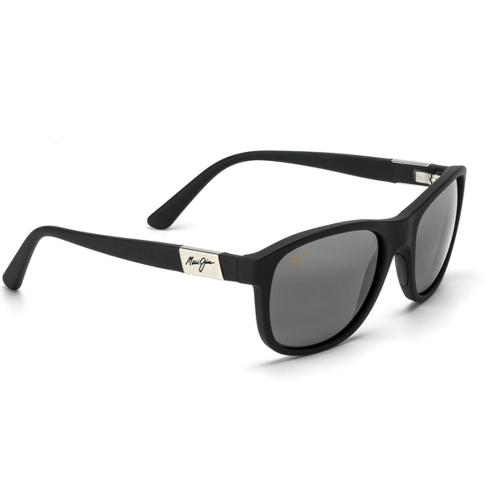 Maui Jim Sunglasses Wakea Black Matte Rubber Gris Neutre St