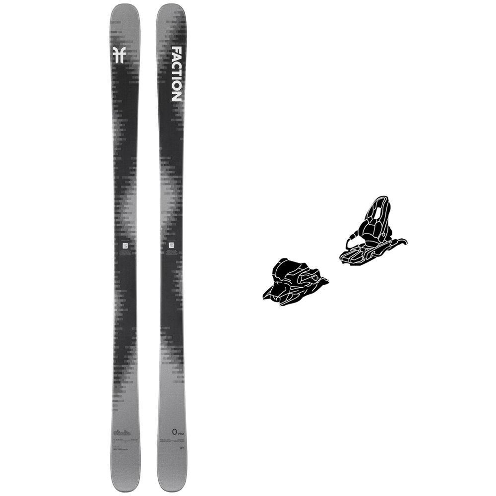 Faction - Pack Ski Studio 0 Pro - 162 + Attack Lyt 11 Gw Br.85 Solid Black - Ski