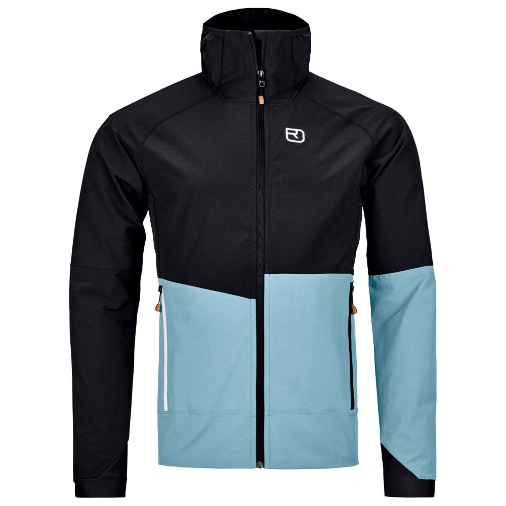 Ortovox - Punta Berrino Hooded Jacket M Black Raven - L - Technische Jacke - Größe L - Schwarz - Herren - Glisshop.de