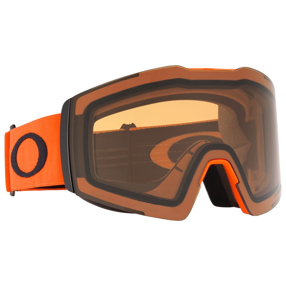orange oakley goggles