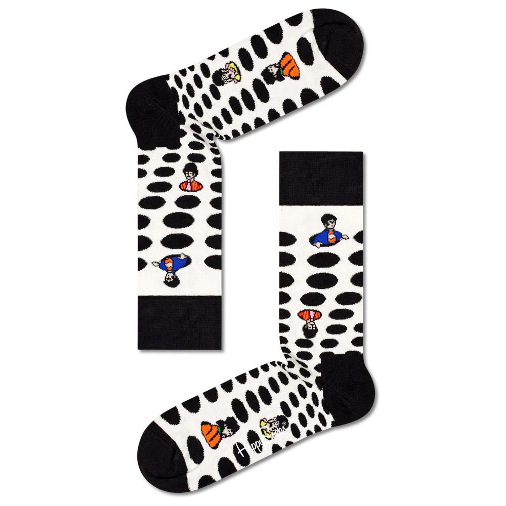 Happy Socks - Beatles Silhouettes Noir Blanc - 36-40 - Socks