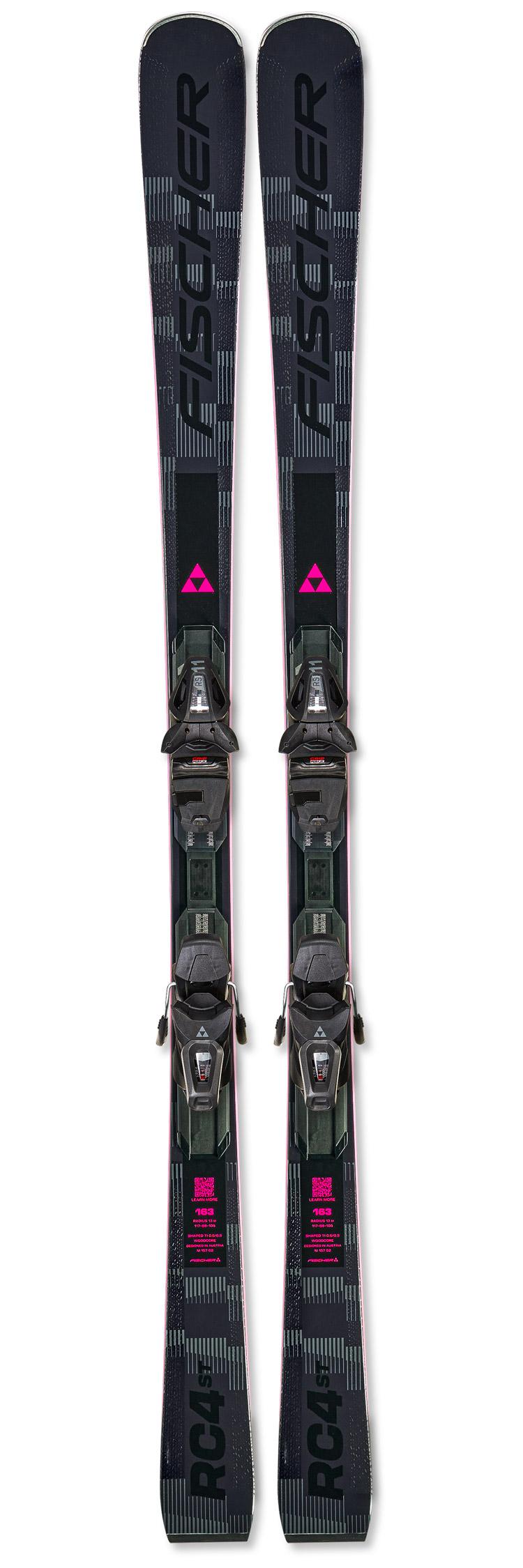 Fischer - Pack Ski RC4 St Lyt Pr - 156 + RS11 Gw Pr Brake 78 [G] Solid Black Anthracite - Ski