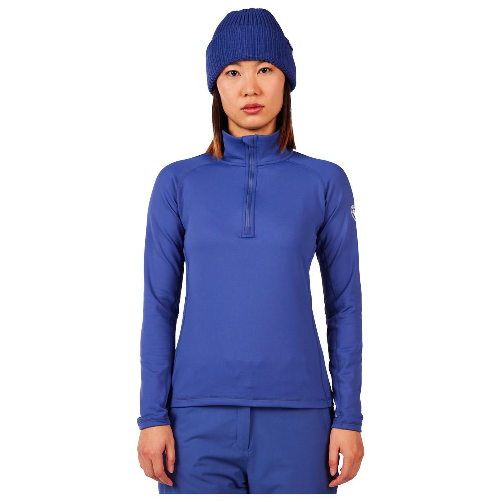 Rossignol - W Mid Layer Stretch Half Zip Future Blue - S - Fleece