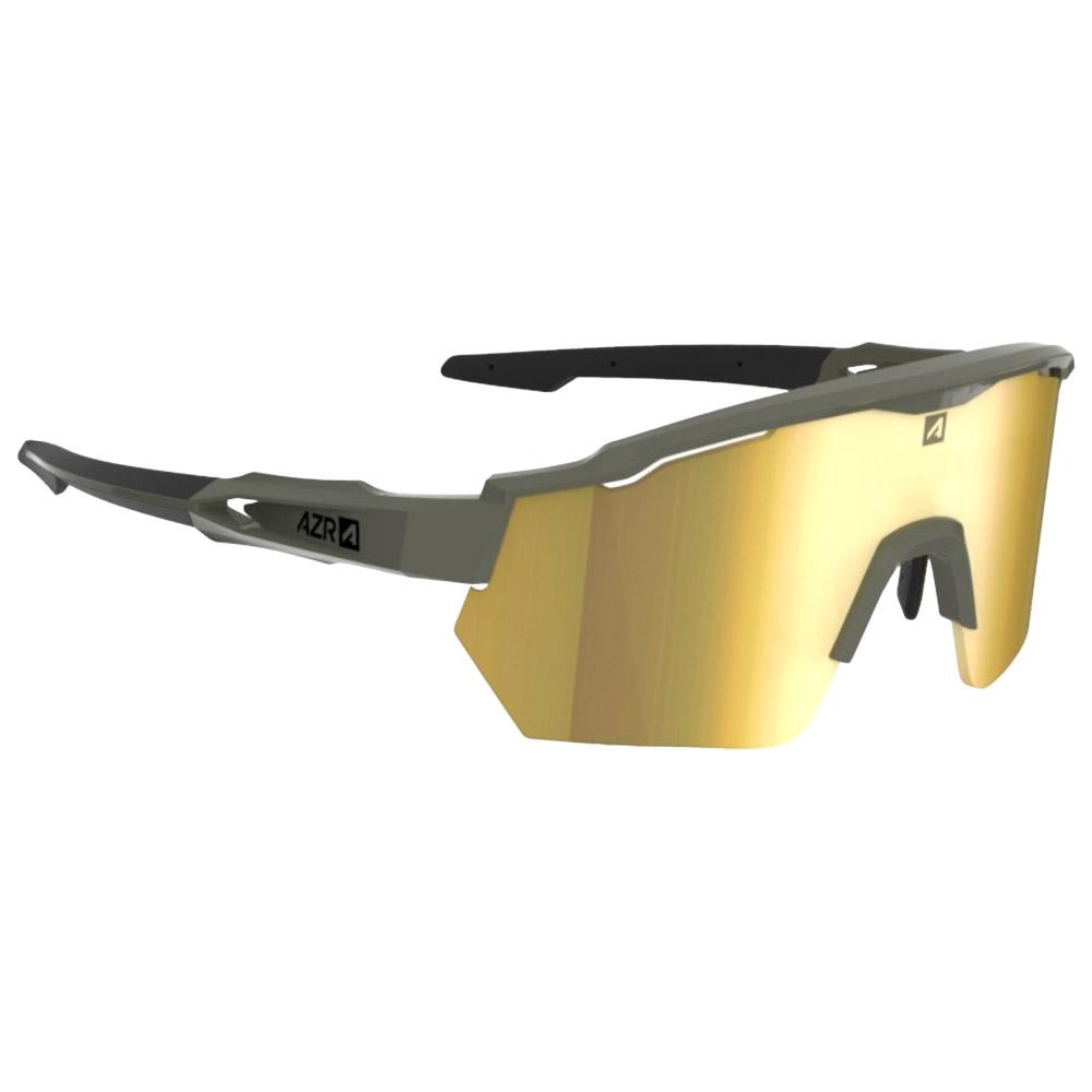 AZR - Race Rx Kaki Mate Noire Multicouche Gold - Sonnenbrille - Schwarz - Glisshop.de