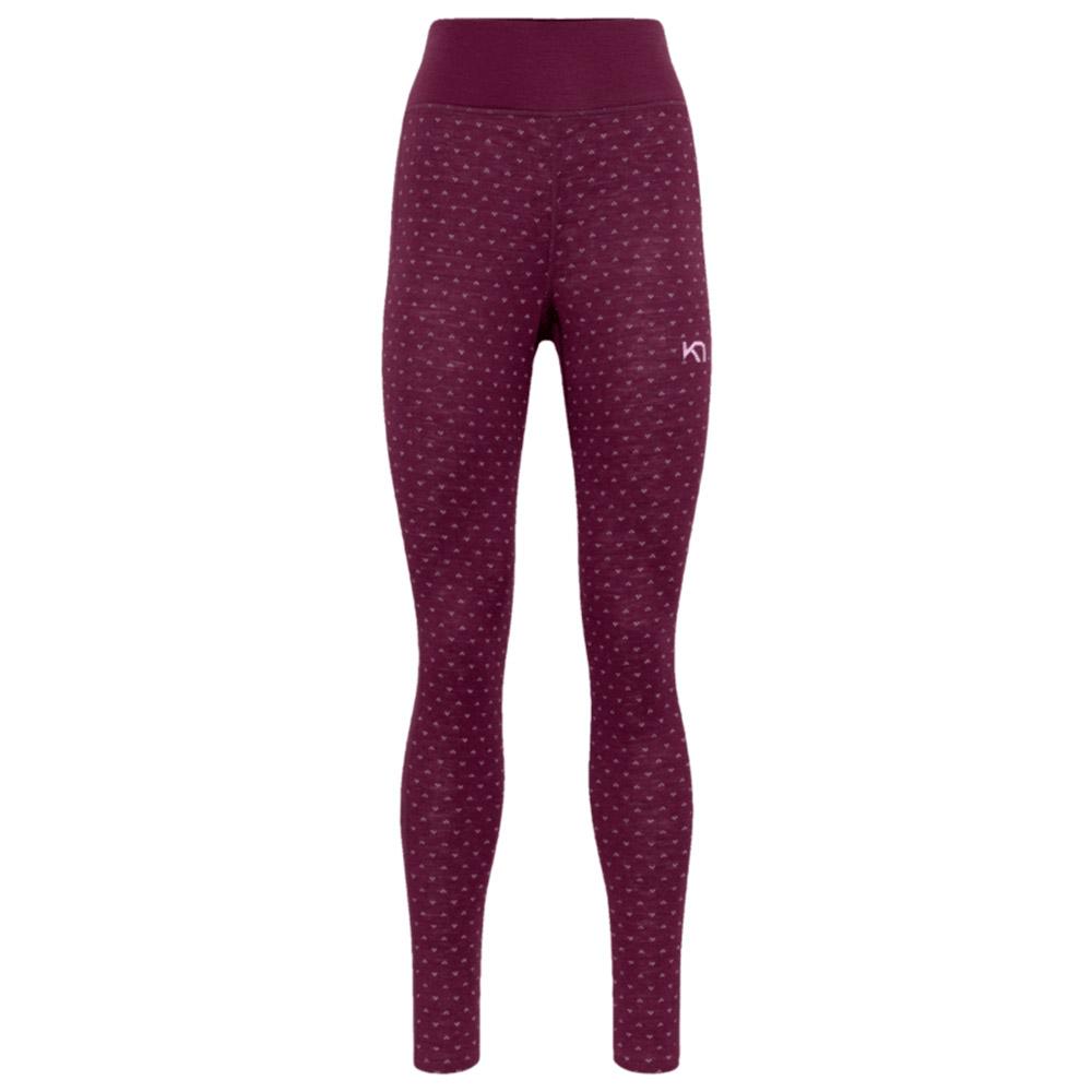 Kari Traa - Vilma High Waist Pants Wine - XS - Technical underwear