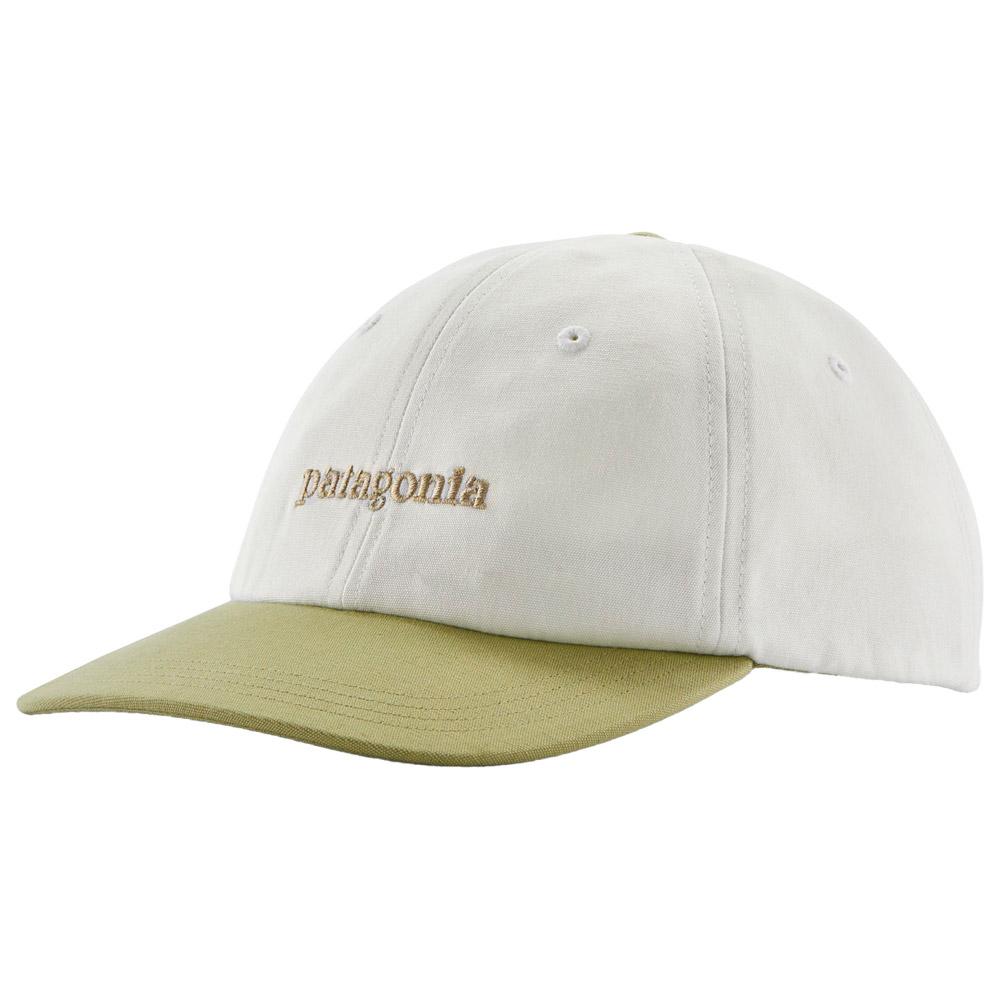Patagonia - Fitz Roy Icon Trad Cap Text Logo Birch White Gumtree Green - Cap