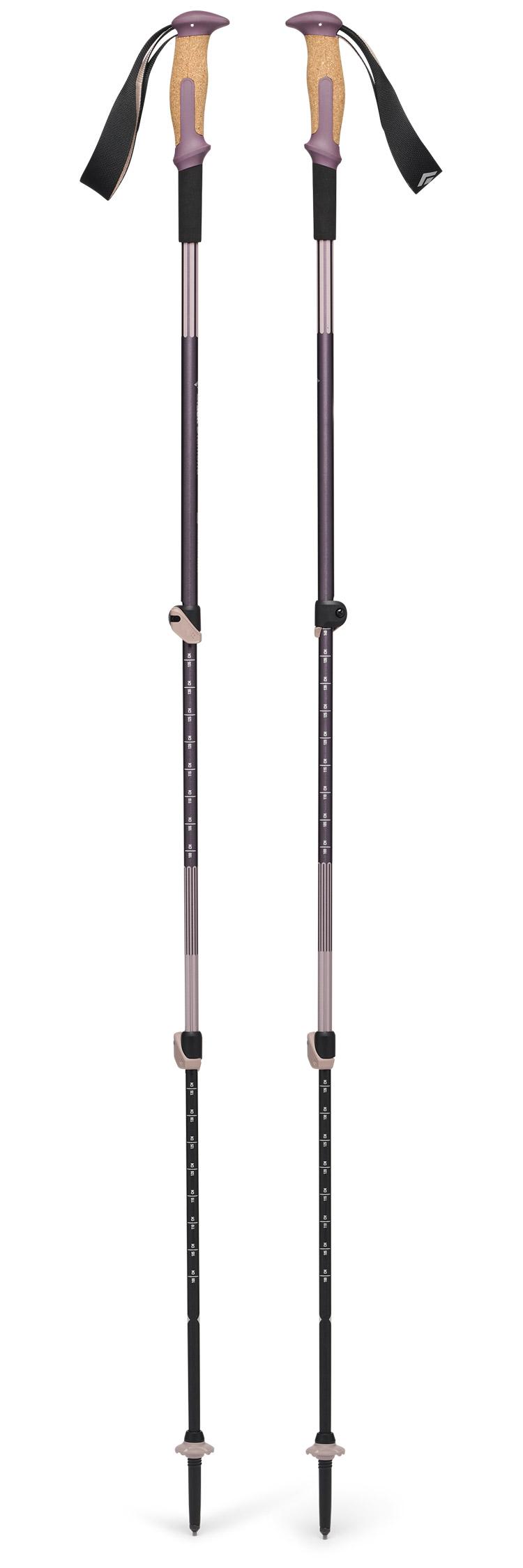 Black Diamond - Trail Vista Shock Trek 110-140 cm Dark Mauve - Trailrunning-Stöcke