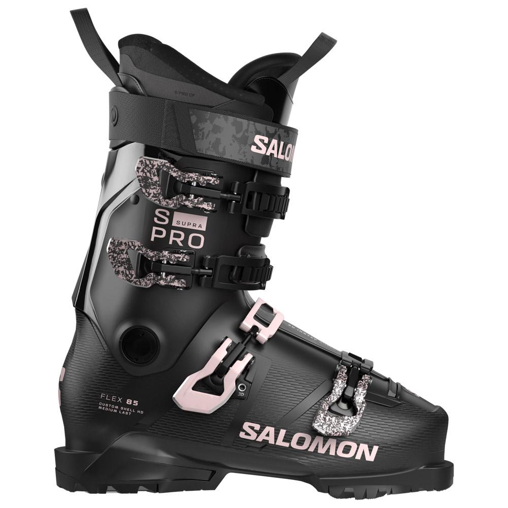 Salomon - S/Pro Supra 85 W Black Black Lilac Ash - 26-26.5 - Ski boots