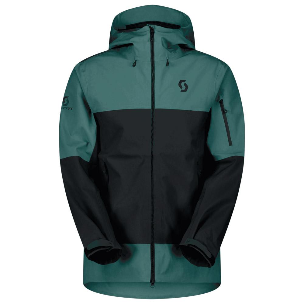Scott - Jacket M's Explorair 3 Layer Frozen Blue Black - S - Funktionsjacke - Größe S - Schwarz - Herren - Glisshop.de