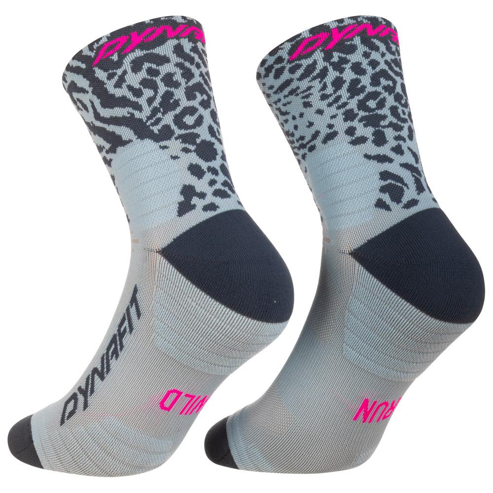 Dynafit - Run Wild Mid Socks Cloud Blue - 39-42 - Socken - Größe 39-42 - Blau - Glisshop.de