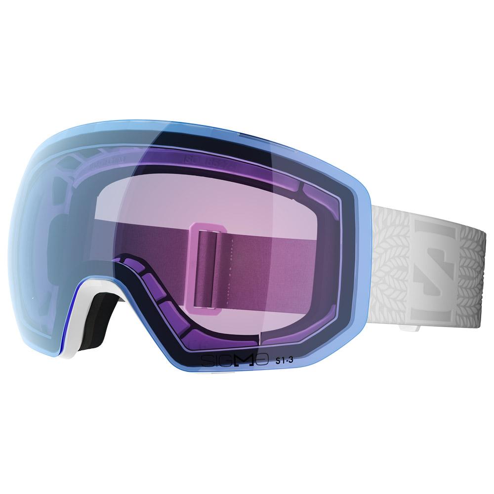 Salomon - Radium Pro S White Sigma Photo Sky Blue - Goggles