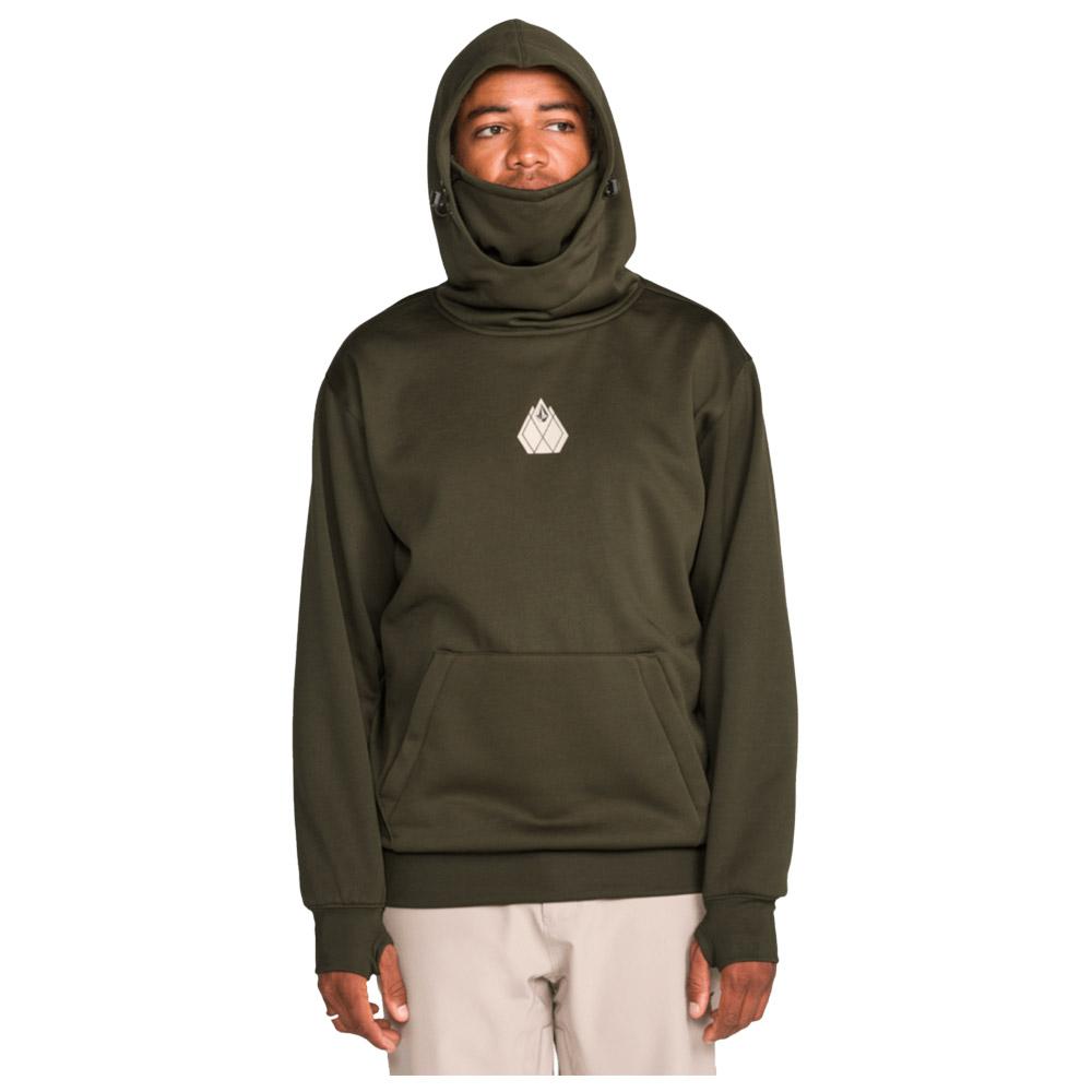 Volcom - Hydro Riding Hoodie Dark Green - M - Sweatshirt