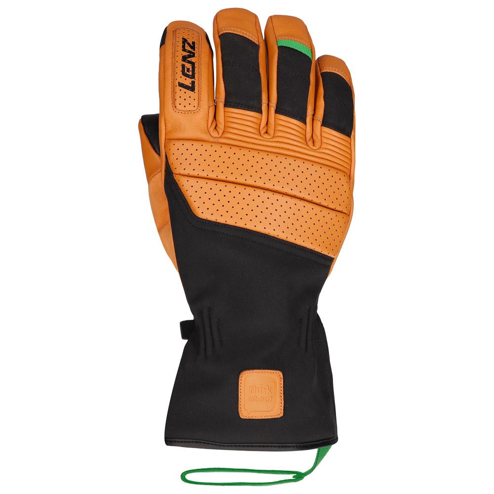 Lenz - Think About Ski Glove Men Black Brown - L - Gloves
