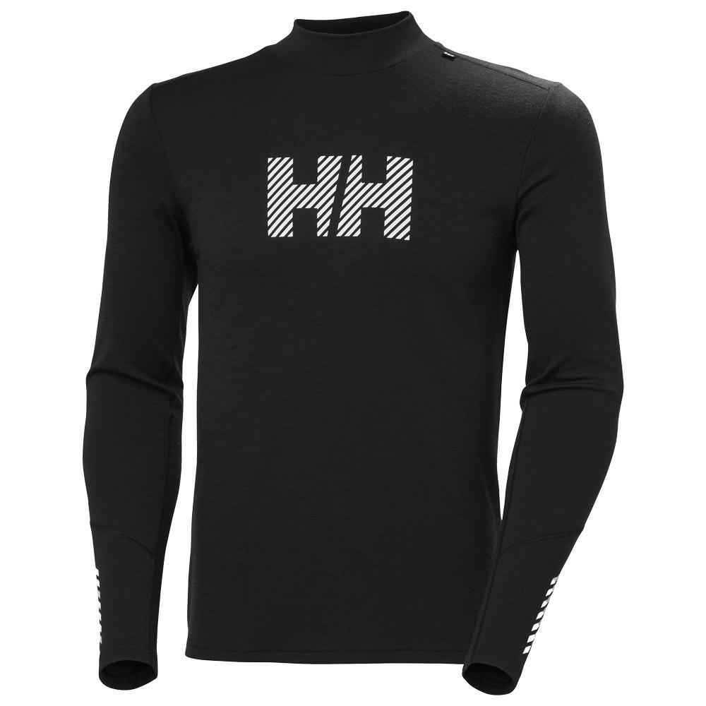 Helly Hansen - Lifa Merino Midweight Logo Black - L - Technical underwear