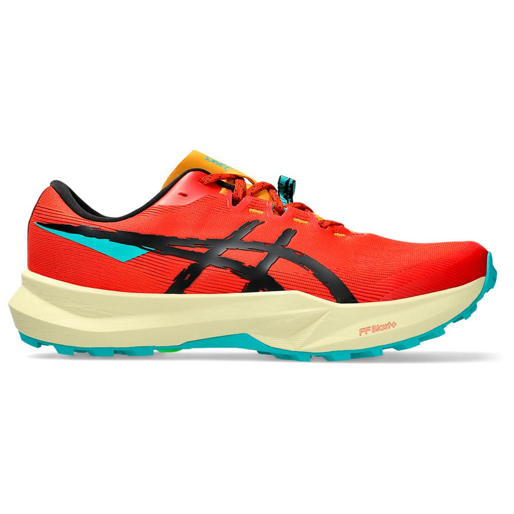 Asics - Fuji Lite 6 Red Clay Black - 45 - Trail shoes