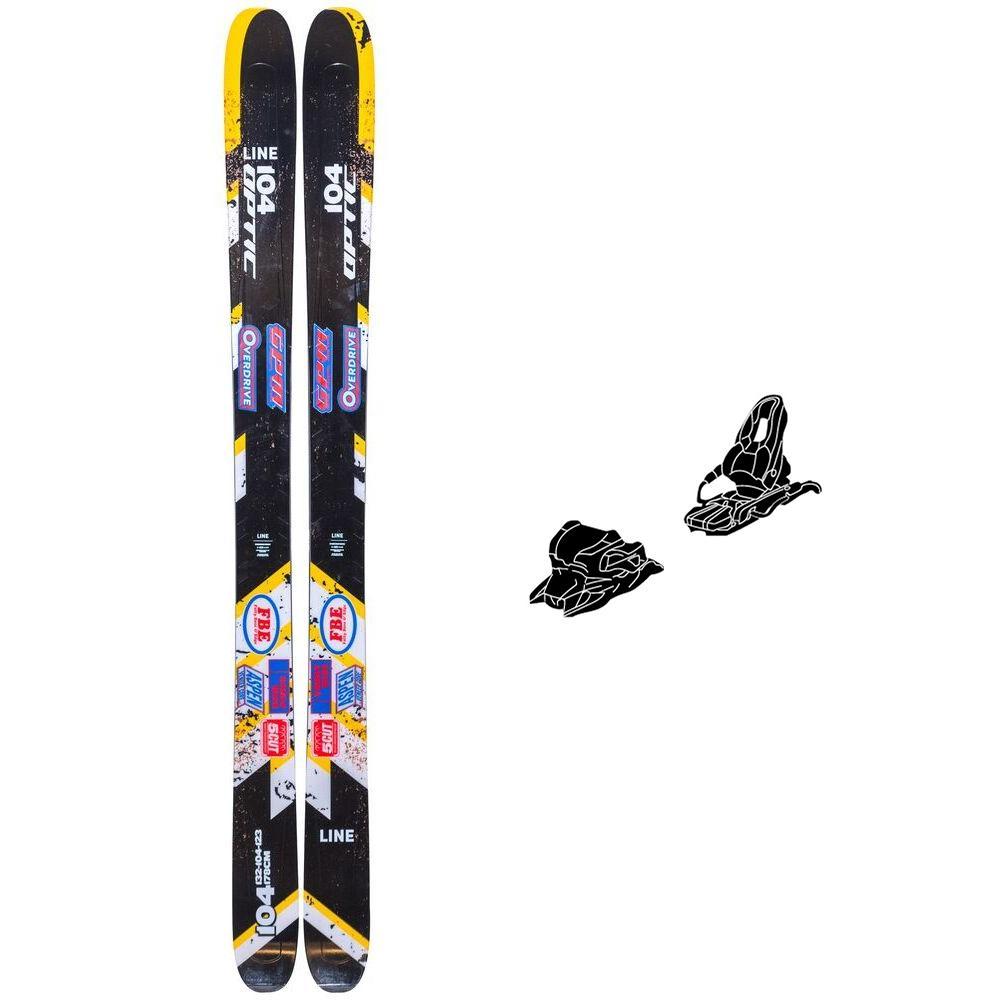 Line - Pack Ski Optic 104 - 166 + 11.0 TP 110mm White - Ski