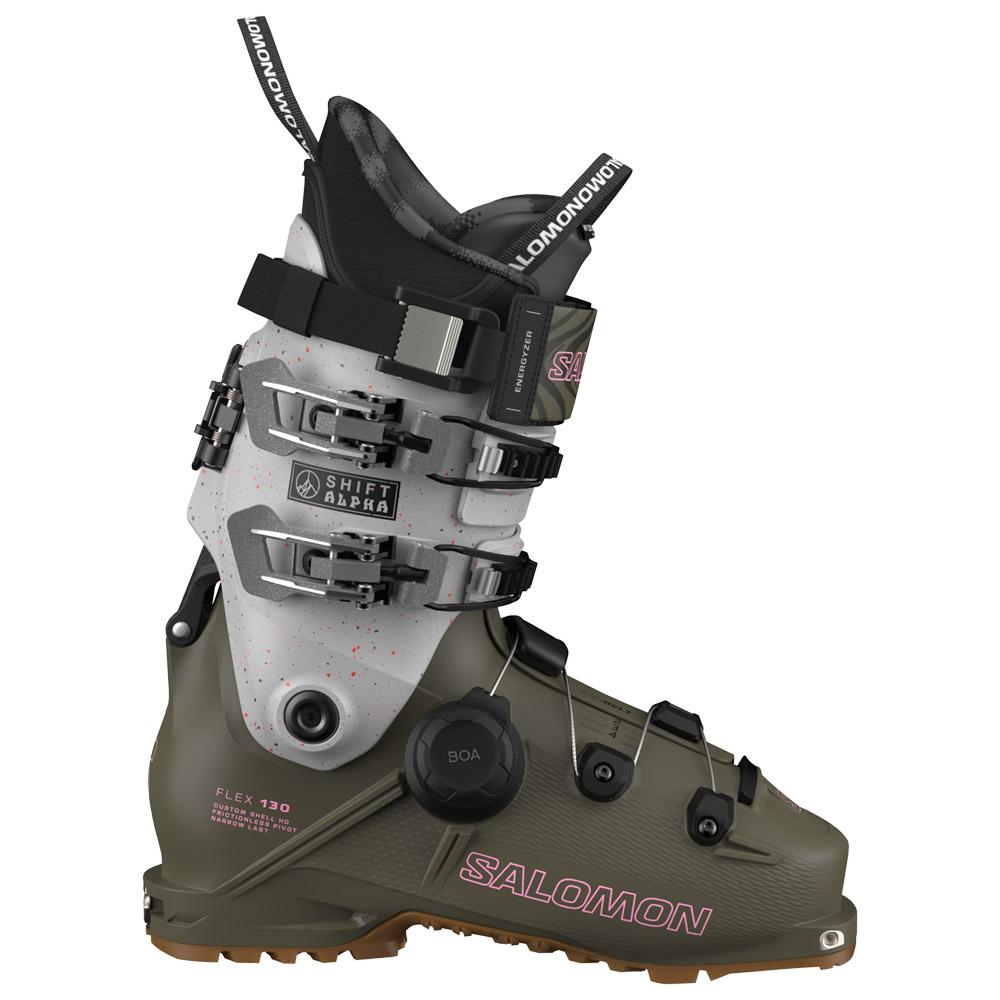 Salomon - Shift Alpha S Boa 130 Grape Leaf Gray Aurora Fairy Tale - 29-29.5 - Ski boots