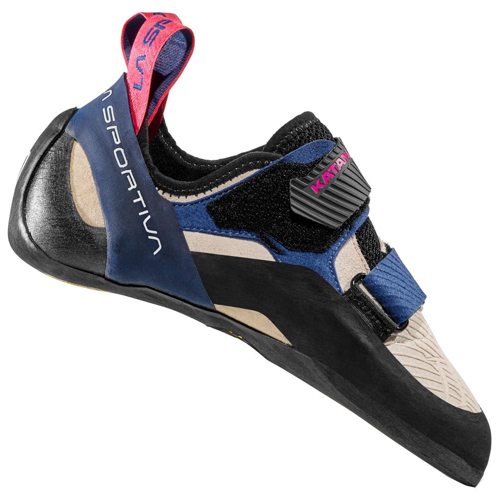 La Sportiva - Katana Woman White Storm Blue - 35.5 - Kletterschuhe - Größe 35.5 - Weiß - Damen - Glisshop.de