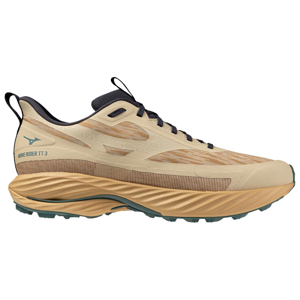 Mizuno - Wave Rider TT 3 Curds&Whey Summer Sand North Atlantic - 13 - Gravel Running shoes