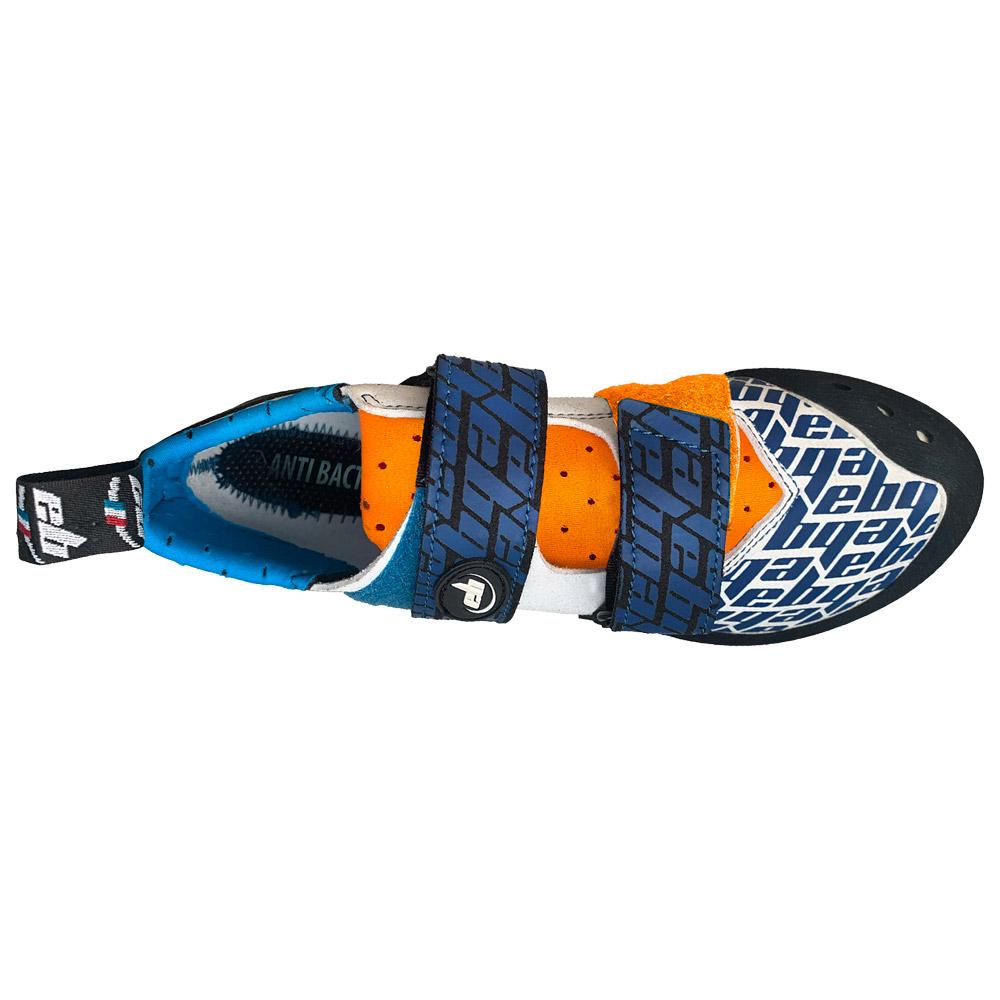 Chaussons d'escalade EB Mojo Blanc Bleu Hiver 2026 Glisshop