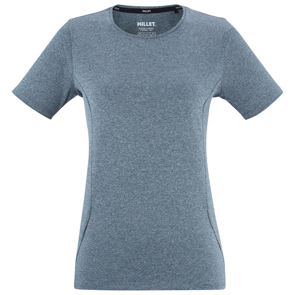Millet - Seneca Heather Ts Ss W Navy Blue - S - Hiking tee-shirt